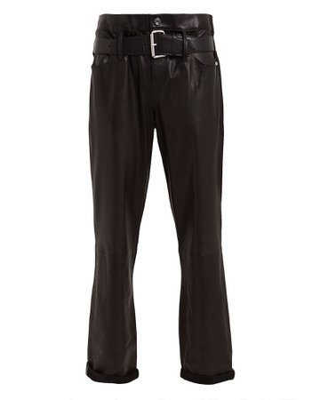 RtA | Dexter Straight-Leg Leather Pants | INTERMIX®