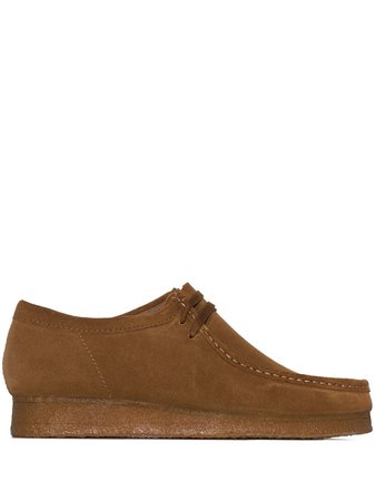 Brown Clarks Originals Wallabee shoes 26155518 - Farfetch