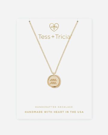Tess + Tricia Aquarius Zodiac Necklace