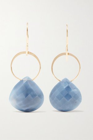 Gold 14-karat gold opal earrings | Melissa Joy Manning | NET-A-PORTER