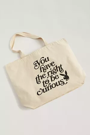 Playboy Right To Be Curious Tote Bag | Urban Outfitters
