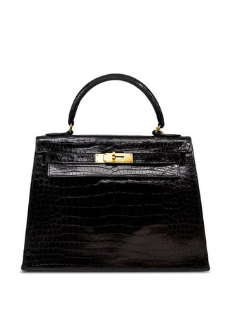 Hermès Pre-Owned 80-90's 28cm Kelly Sellier Bag - Farfetch