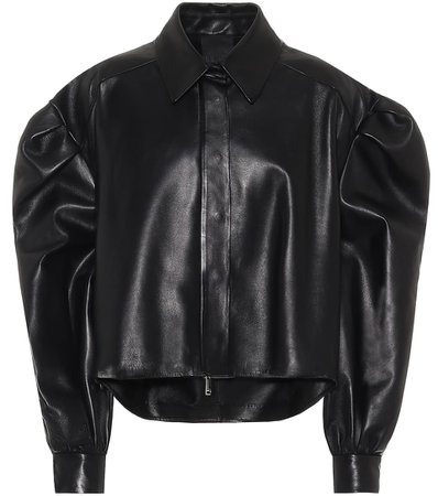Valentino - Leather jacket | Mytheresa