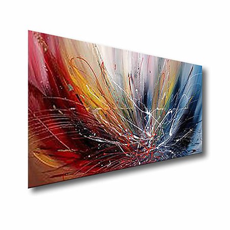 Hand-Painted Oil Painting Abstract Wall Painting Stretched Canvas Ready To Hang 100*50cm 2019 - US $68.79