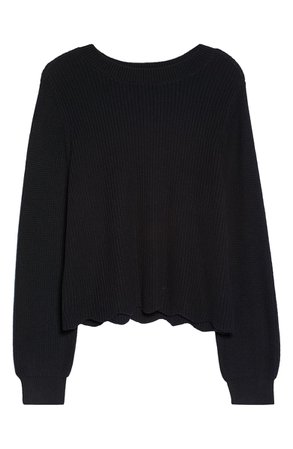 BP. Scallop Hem Sweater (Plus Size) | Nordstrom