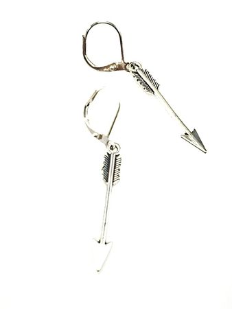 Amazon.com: Arrows of Antiqued Pewter Earrings : Handmade Products