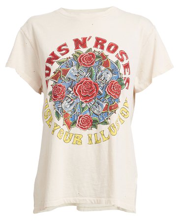 Madeworn | Guns N' Roses Glitter Graphic T-Shirt | INTERMIX®