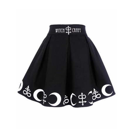 Black Witchcraft Skirt