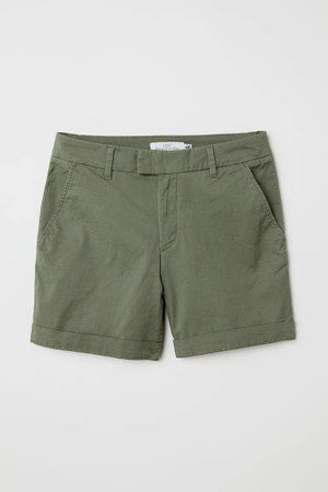 Short Chino Shorts - Green