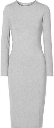Ninety Percent - Stretch-tencel Dress - Light gray