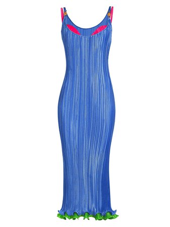 Versace Plissé Dress | SaksFifthAvenue