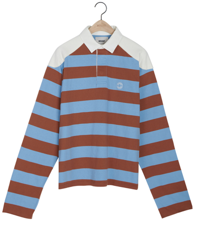 NOHANT PADDED RUGBY SHIRT CAMEL