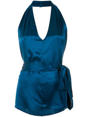 Tufi Duek halter neck blouse $170 - Shop SS18 Online - Fast Delivery, Price