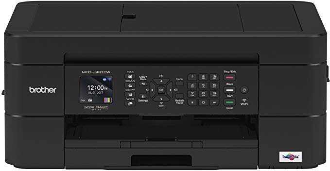 Brother MFCJ491DW Wireless Color Printer with Scanner, Copier & Fax: Amazon.ca: Electronics