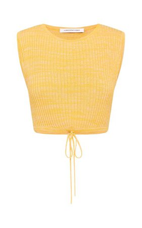 Wrap-Tie Cropped Knit Top By Christopher Esber | Moda Operandi