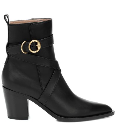 Gianvito Rossi - Leather ankle boots
