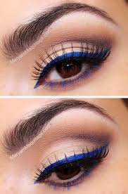 simple blue makeup looks - Google Search