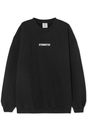 Vetements | Printed cotton-jersey sweatshirt | NET-A-PORTER.COM