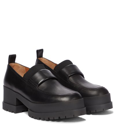 Clergerie - Waelly platform leather loafers | Mytheresa