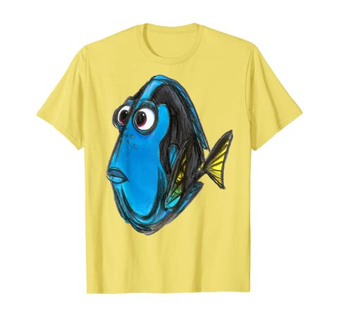Amazon.com: Disney Pixar Finding Nemo Dory Color Book Graphic T-Shirt: Clothing