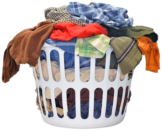dirty clothes basket / for laundry png