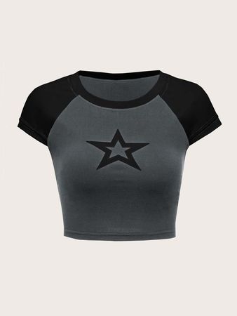 Black star shirt
