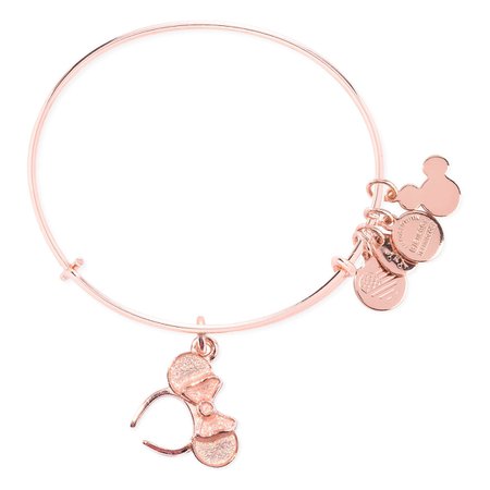 Minnie Mouse Ears Bangle by Alex and Ani - Rose Gold