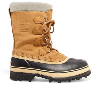 Caribou Waterproof Suede And Rubber Boots - Tan