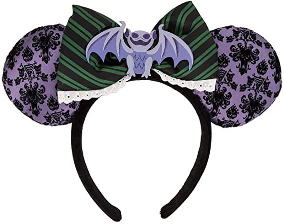 Disney Parks Haunted Mansion Bat Minnie Ears Headband: Home & Kitchen