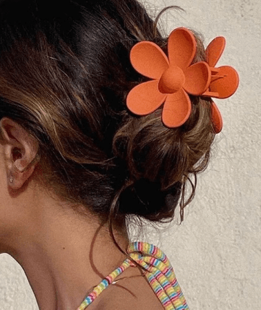 hair idea flower clip