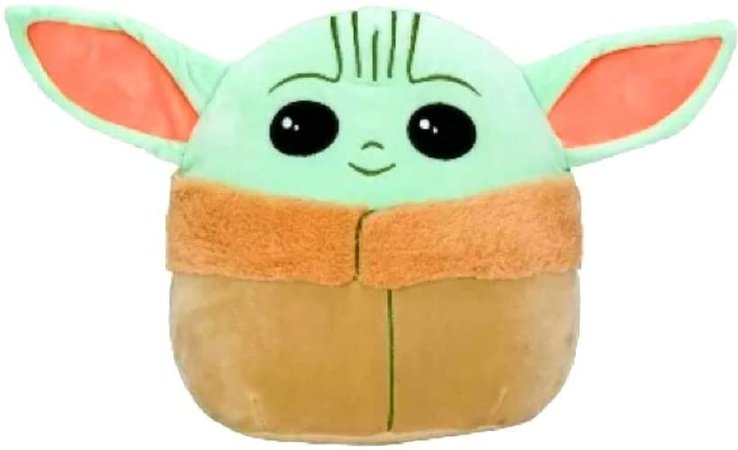 Amazon.com: SQUISHMALLOWS Plush Stuffed Toy Yoda The Child 5 Inches: Toys & Games