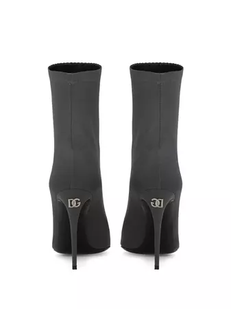 Dolce & Gabbana KIM DOLCE&GABBANA pointed-toe 105mm Sock Boots - Farfetch