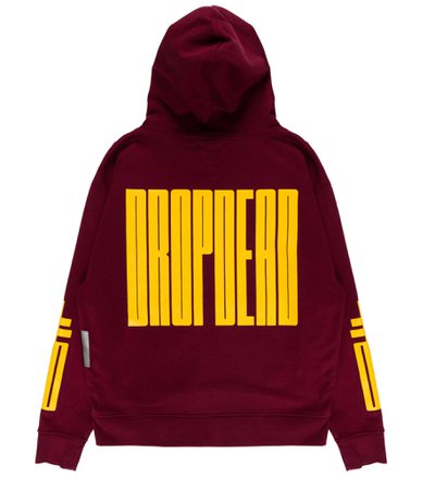 drop dead logo hoodie