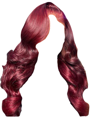 Burgundy Side Part Lace Front Wig