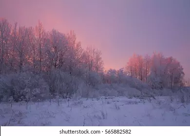 pink-winter-sunrise-countryside-village-260nw-565882582.jpg (390×280)