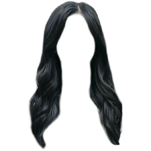BLACK HAIR PNG