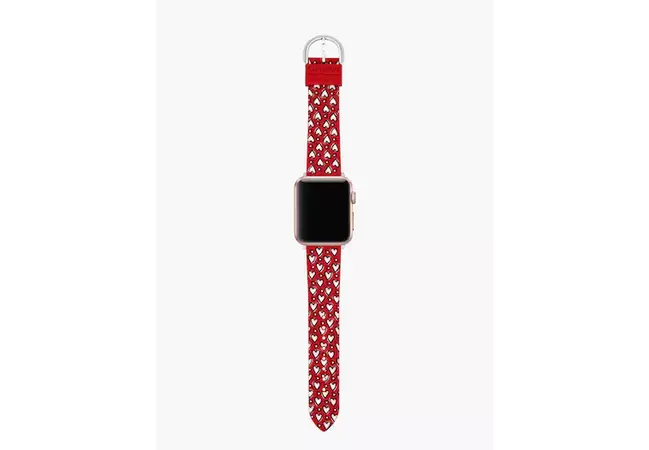 Red Heart Silicone 38/40/41mm Band For Apple Watch® | Kate Spade New York