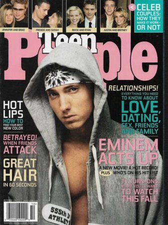 EMINEM -Teen People Magazine October 2002 - BRAND NEW - No Label - High Grade | eBay