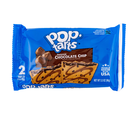 *clipped by @luci-her* Pop Tarts Frosted Chocolate Chip