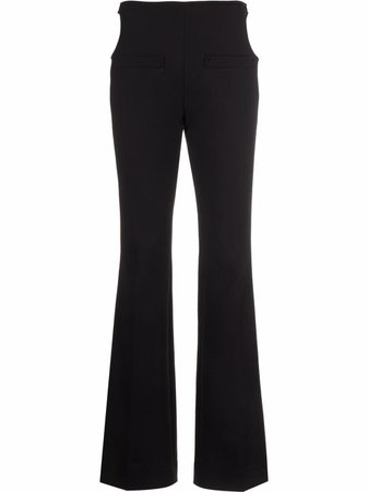 Courrèges cut-out Tailored Flared Trousers - Farfetch