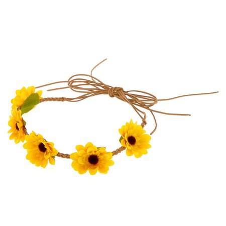 Sunflower Tie Headwrap - Yellow | Claire's US