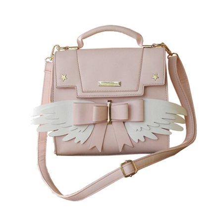 pink wing satchel