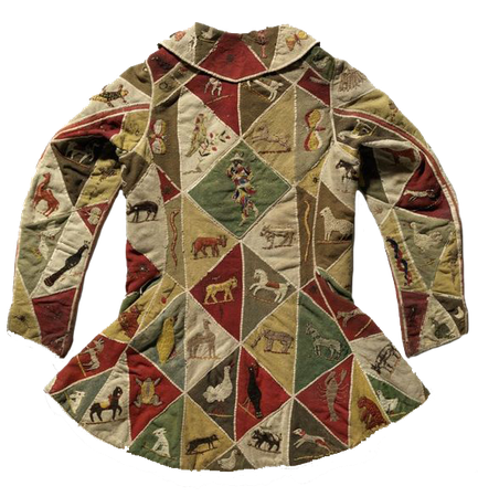 Kostüm eines Harlekin (Kostüm eines Harlekin, Jacke), 18. Jh. Germanischen Nationalmuseum Nürnberg