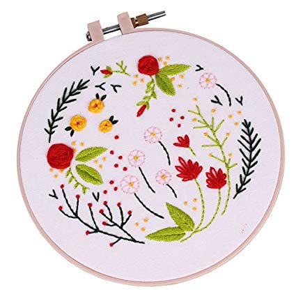 Floral Embroidery Hoop