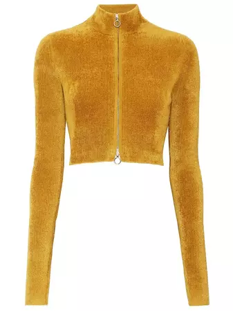 LAPOINTE zip-up Cropped Cardigan - Farfetch