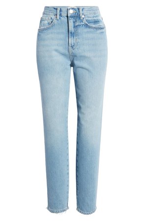 Free People High Waist Jeans (Out West Blue) | Nordstrom