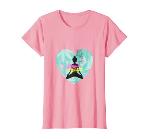 Amazon.com: Inhale Exhale Yoga and Mary Jane Love T-Shirt: Clothing