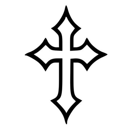 gothic cross clip art