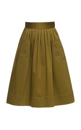 Indie Cotton-Blend Skirt by Lena Hoschek | Moda Operandi
