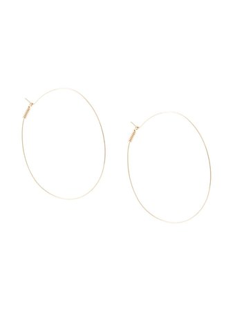 Petite Grand Fine Wire Hoop Earrings | Farfetch.com